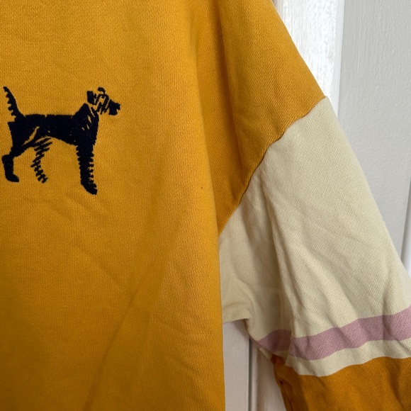 Anthropologie Maeve Mustard Yellow Knit Top - Picture 3 of 4